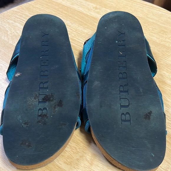 Burberry sandals blue tone - Picture 3 of 4